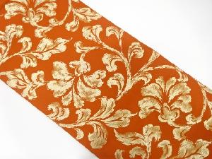 花唐草模様織り出し袋帯